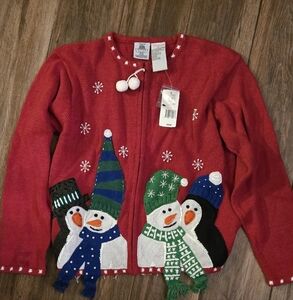 CHRISTMAS SWEATER  GIRLS SIZE 16 NWT